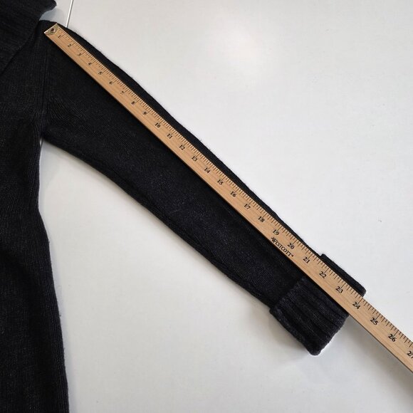 Talula Cardigan Womens M Gray Shawl Collar LS Button Wool Cashmere Angora Blend - Picture 7 of 16